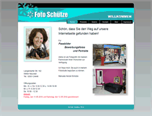 Tablet Screenshot of foto-schuetze.de